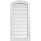 Ekena Millwork Arch Top Surface Mount PVC Gable Vent w/ 2"W x 2"P Brickmould Sill Frame, 16"W x 30"H GVPAR16X3003SN - alternate 1